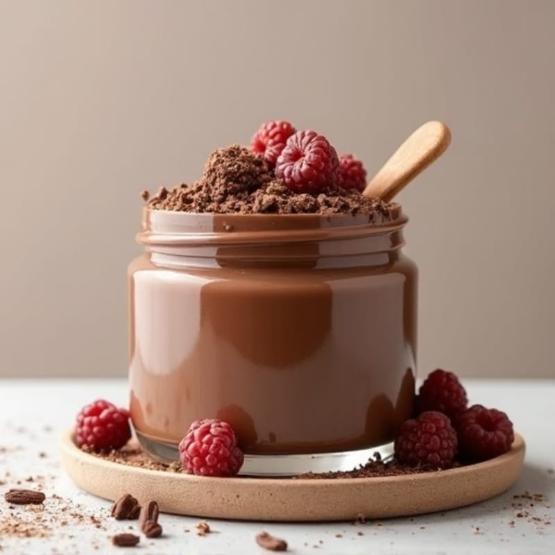 Silky Chocolate Protein Pudding with Greek Yogurt