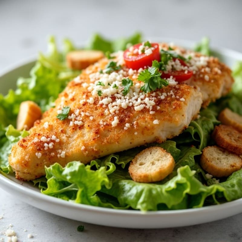 Crispy Chicken Caesar Salad