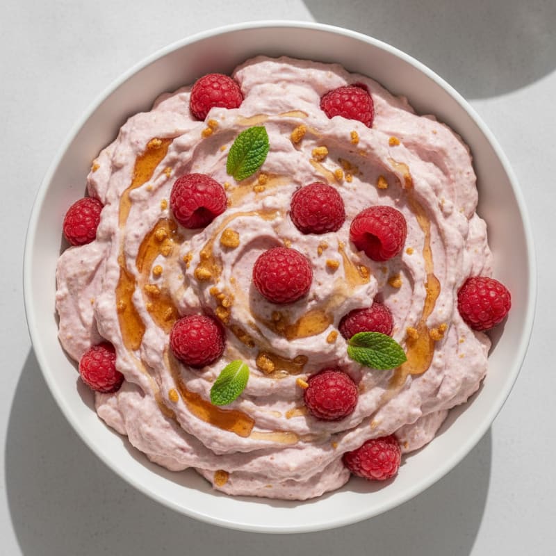 Silky Greek Yogurt Protein Mousse with Berries