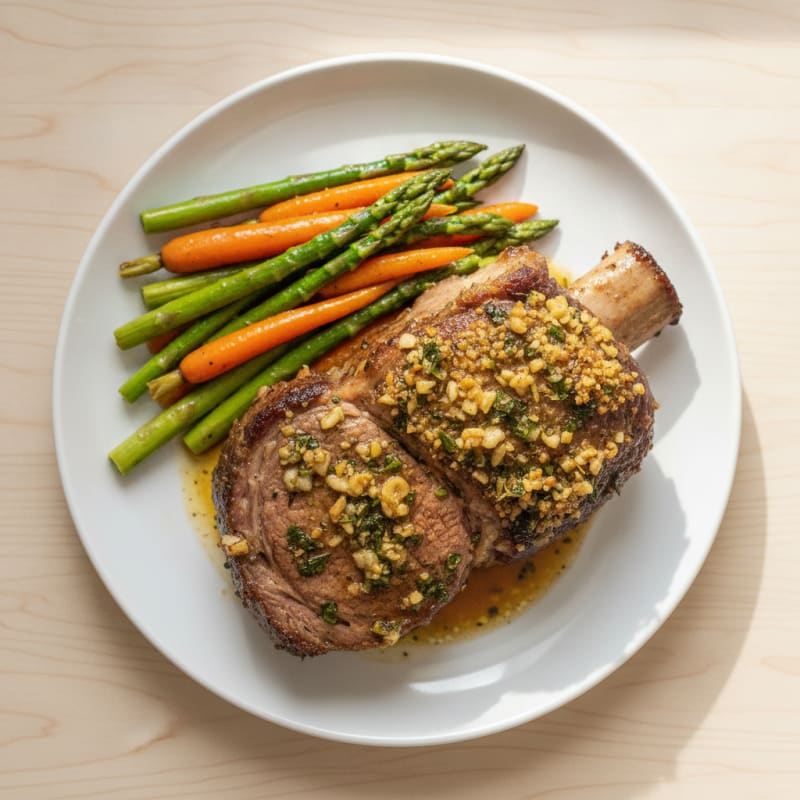 Garlic Herb Roasted Prime Rib