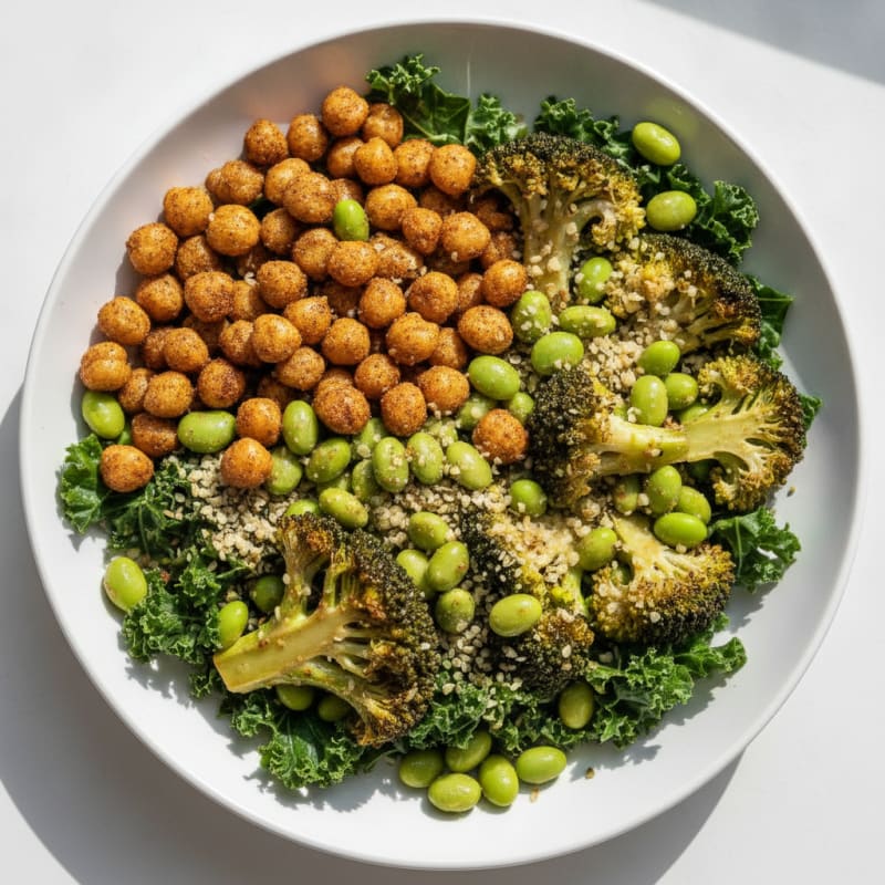 Roasted Chickpea and Veggie Buddha Bowl
