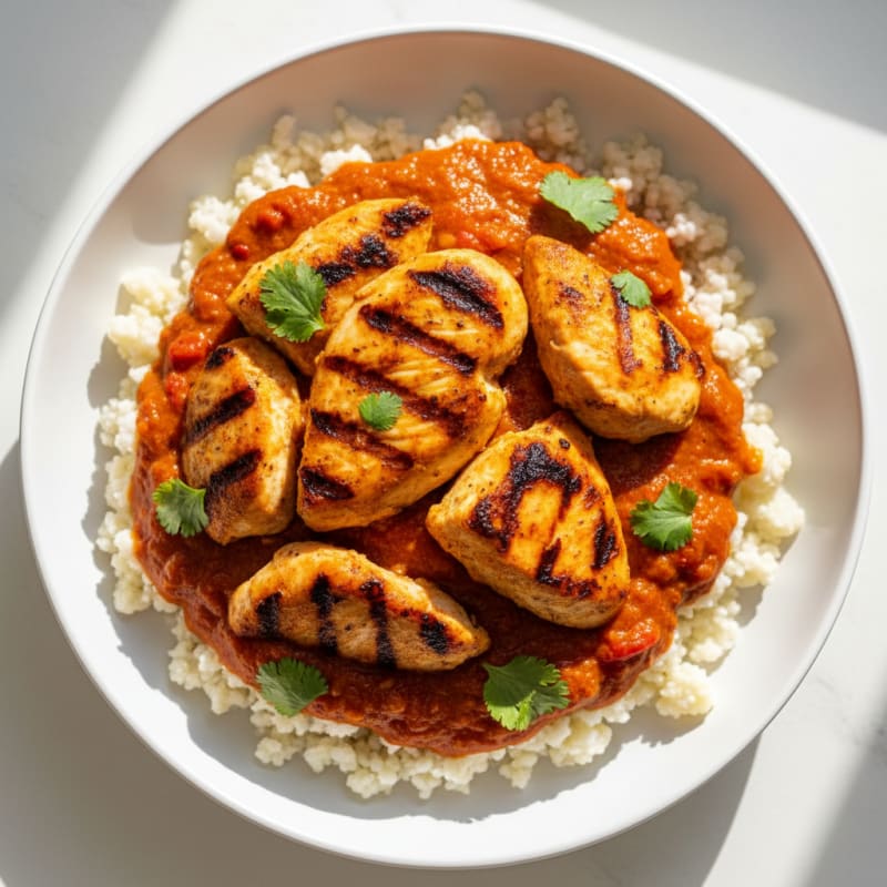 Tender Tandoori Chicken with Creamy Tomato Gravy