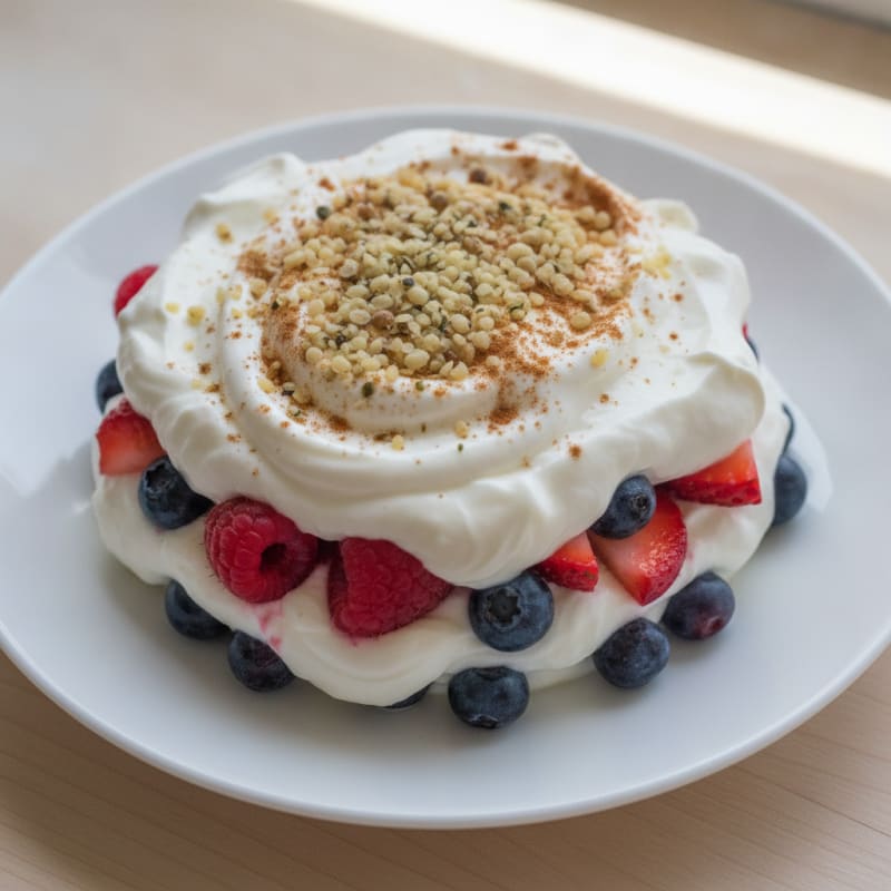 Creamy Greek Yogurt Protein Parfait with Berries