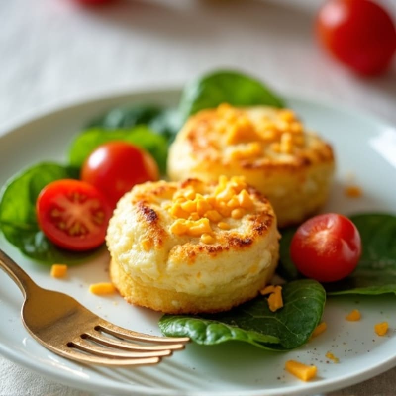 Fluffy Egg Bites with Creamy Cottage Cheese