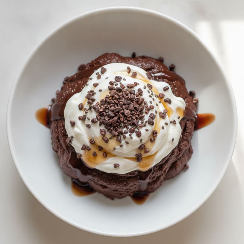 Silky Chocolate Protein Pudding with Greek Yogurt