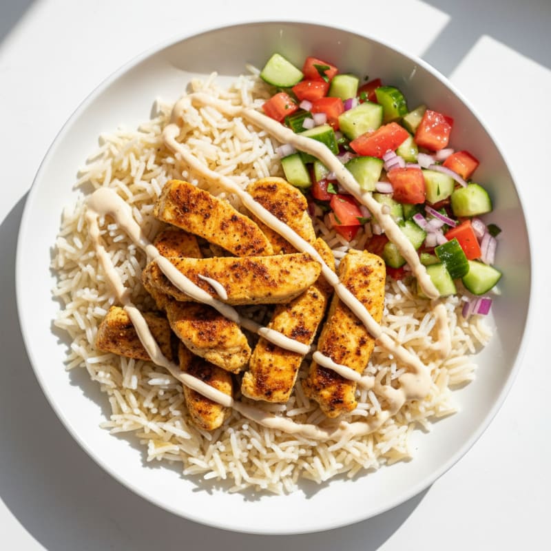 Chicken Shawarma Rice Bowl