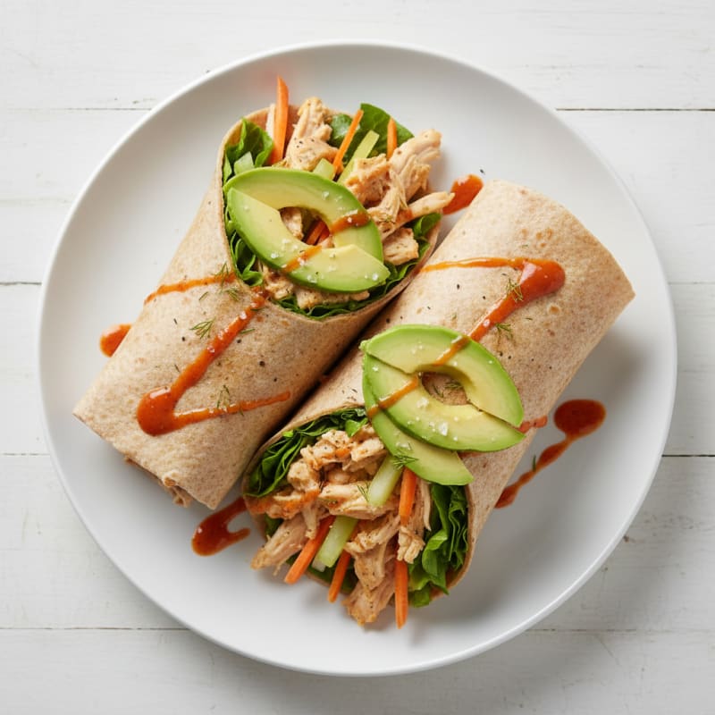 Buffalo Ranch Chicken Wrap