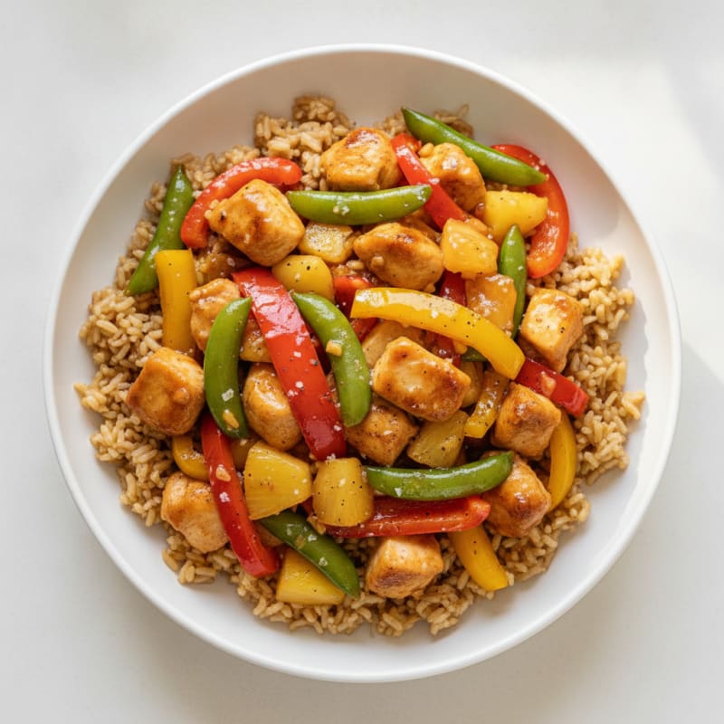 Sweet and Sour Chicken Stir-Fry