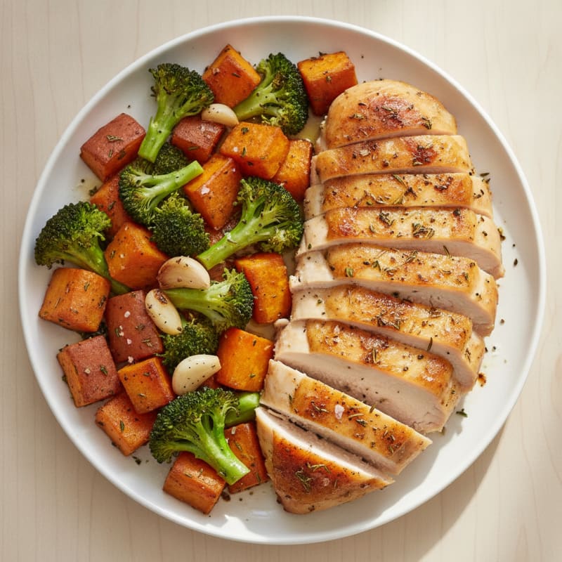 Garlic Herb Roasted Chicken with Vegetables