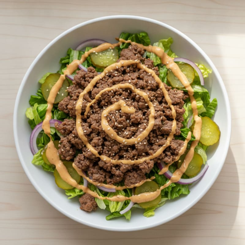 Big Mac Protein Bowl