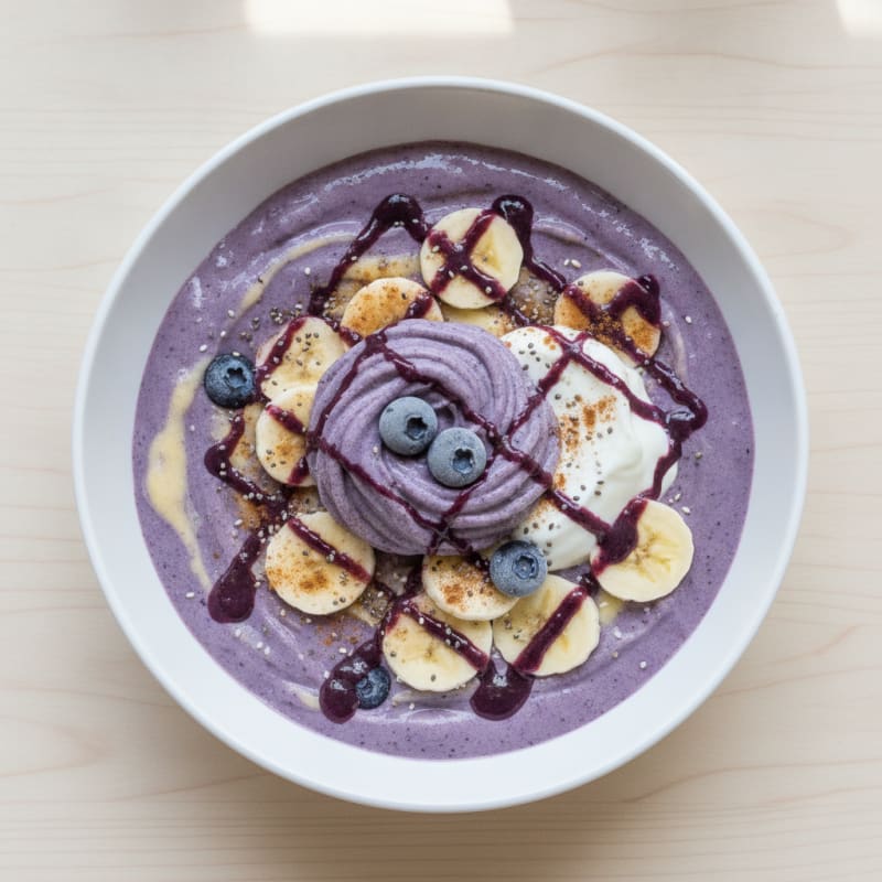 Blueberry Banana Protein Smoothie