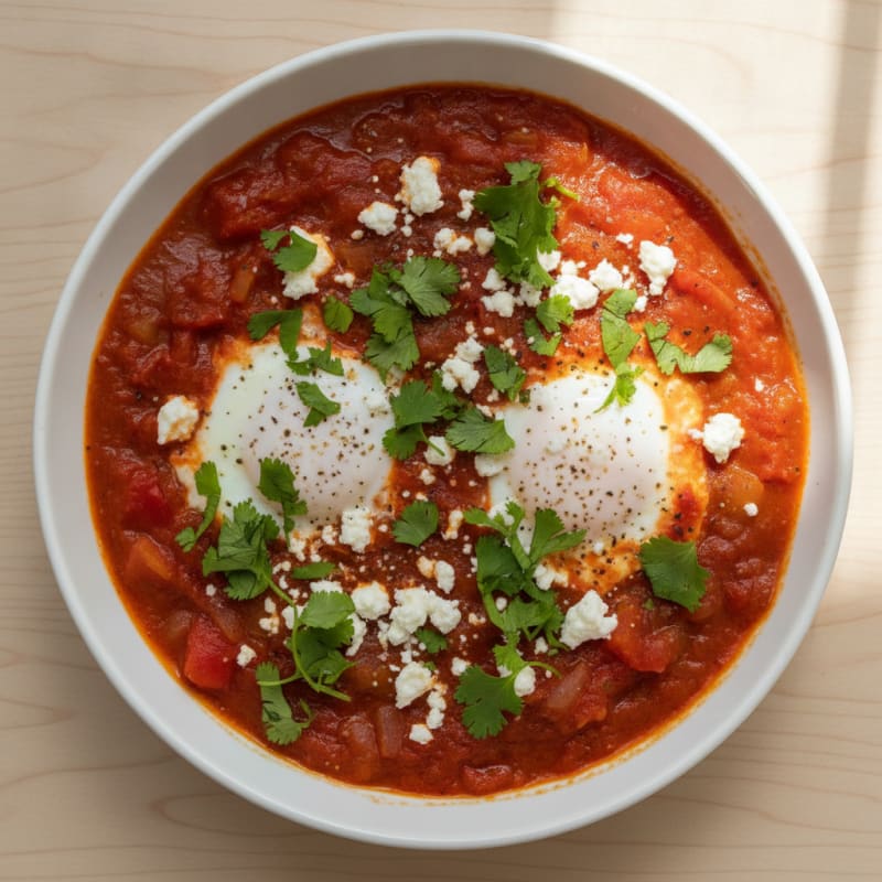 Shakshuka with Feta and Herbs