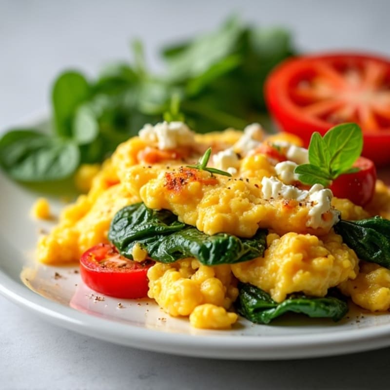 Fluffy Protein-Packed Egg and Veggie Scramble