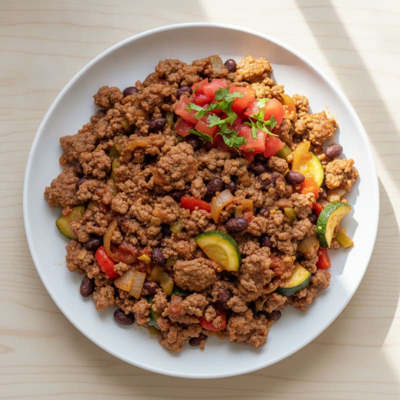 Tex-Mex Ground Beef Skillet