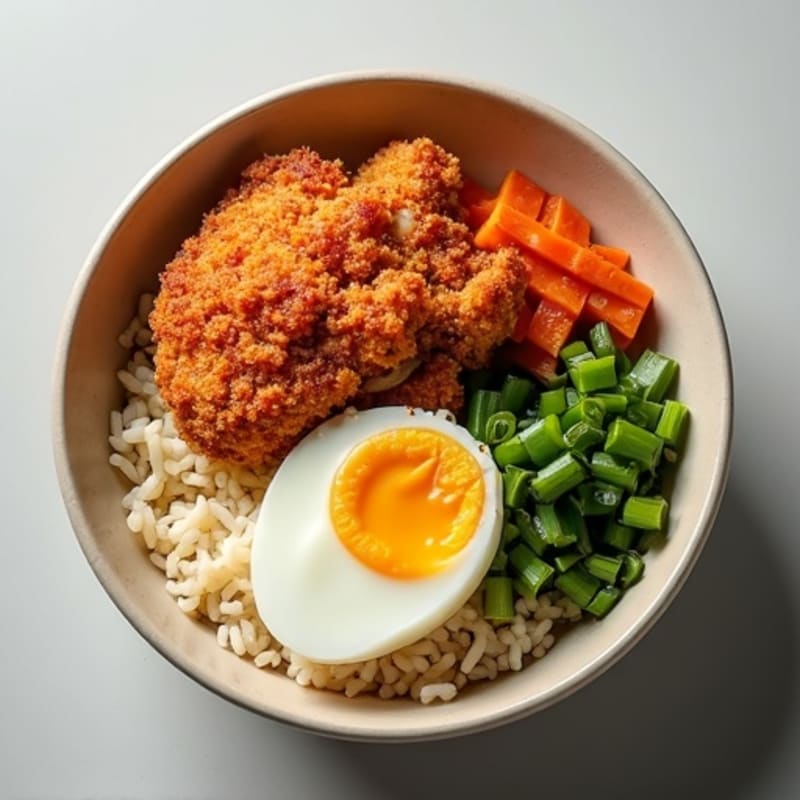 Crispy Chicken Kimchi Stir-Fried Rice