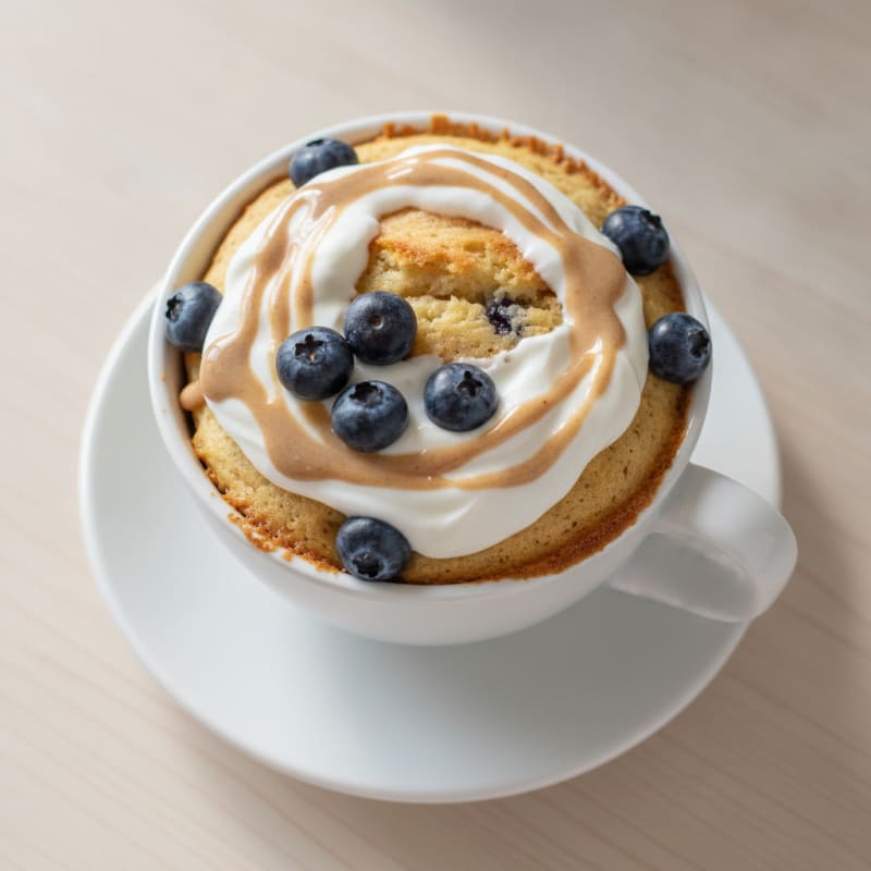 High-Protein Vanilla Bean Mug Cake