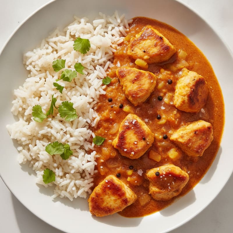 Spiced Butter Chicken with Basmati Rice