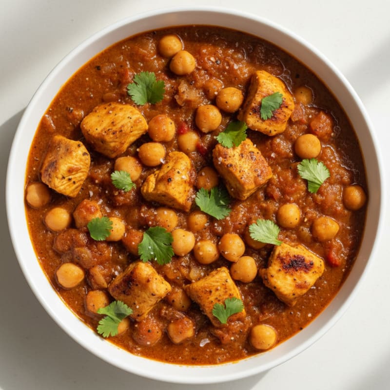 Chickpea and Tomato Masala Curry