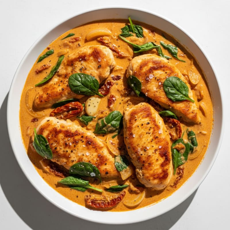 Creamy Tuscan Chicken Skillet