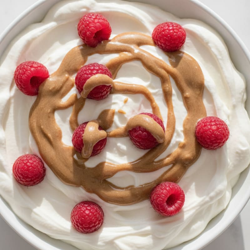 Silky Greek Yogurt Protein Pudding with Berries