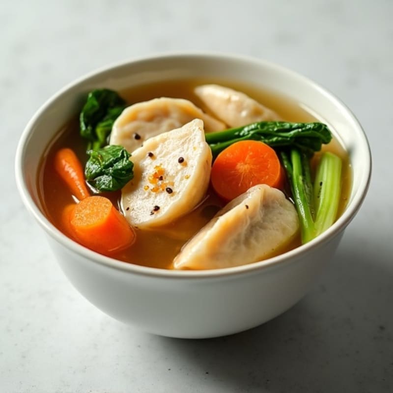 Hearty Chicken and Vegetable Dumpling Soup