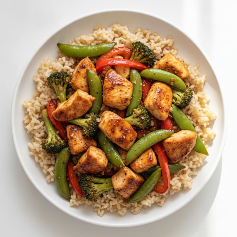 Teriyaki Chicken Stir-Fry with Vegetables