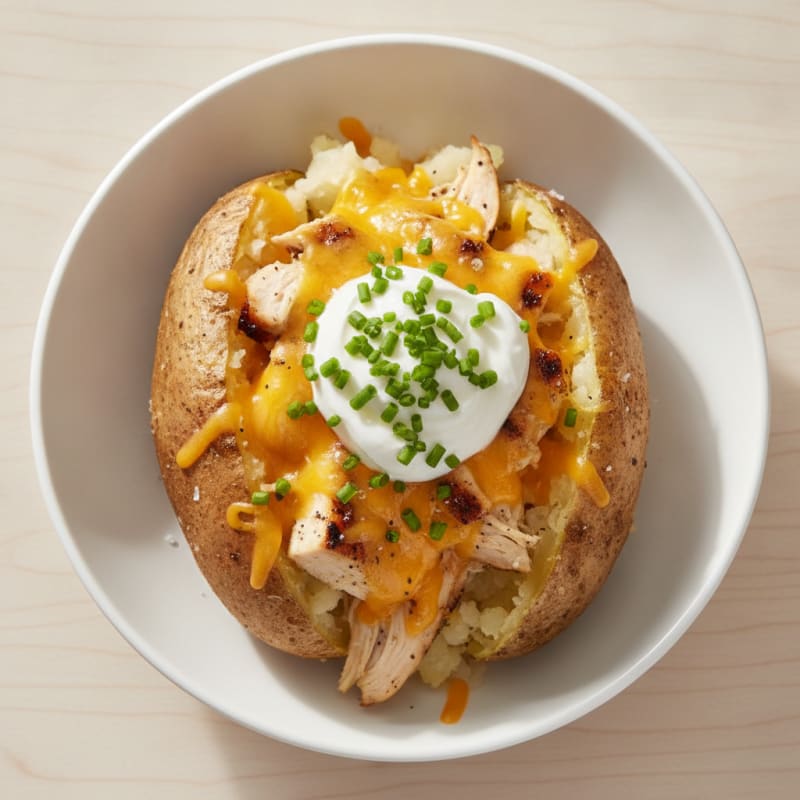 Loaded Baked Potato with Chives