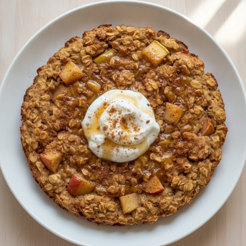 Baked Apple Cinnamon Oatmeal
