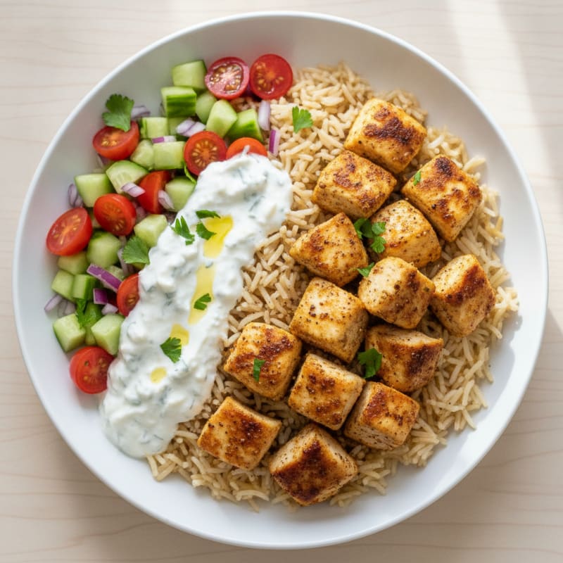 Chicken Shawarma Rice Bowl