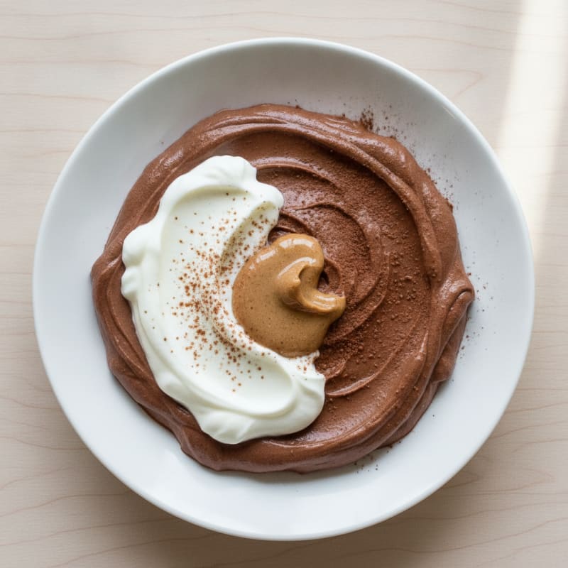 Silky Chocolate Protein Pudding with Greek Yogurt