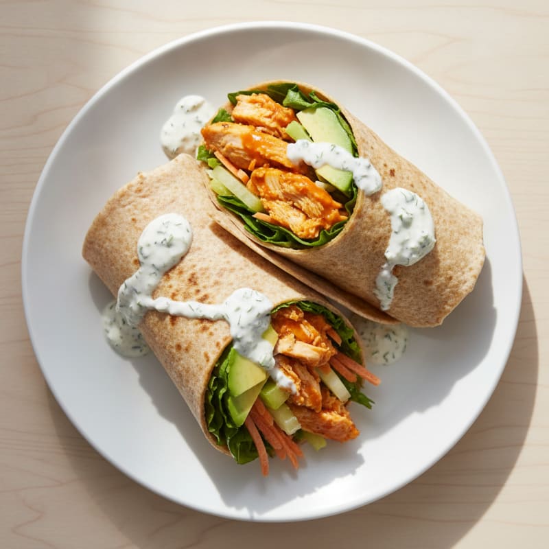 Buffalo Ranch Chicken Wrap