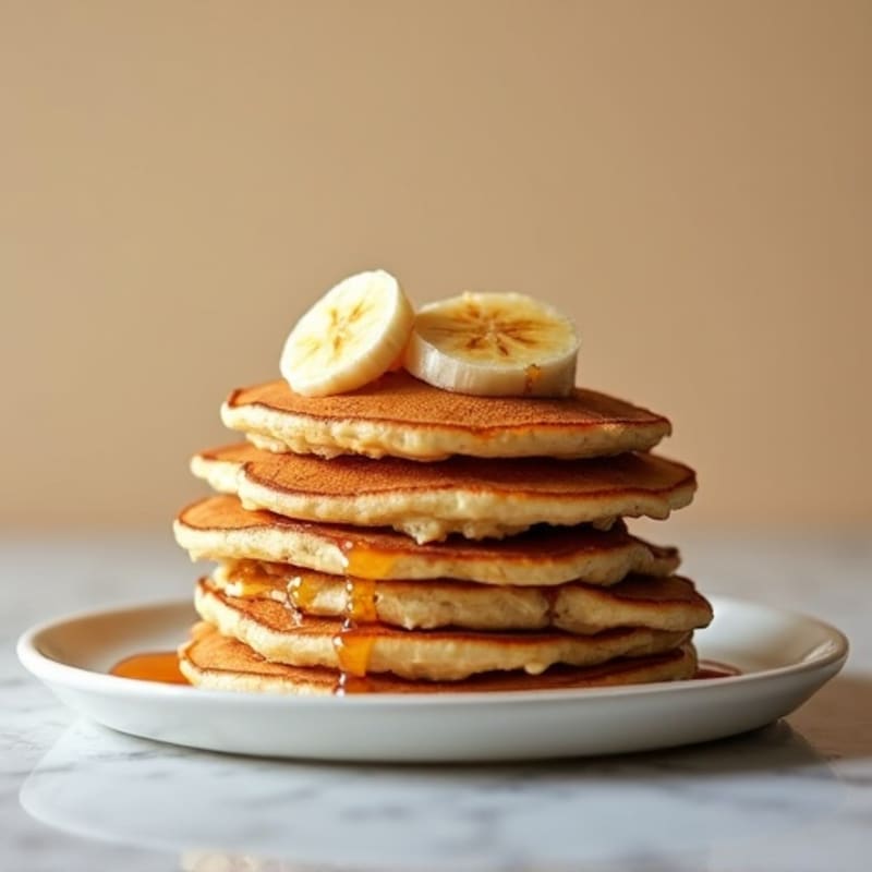 Caramelized Banana Protein Pancakes