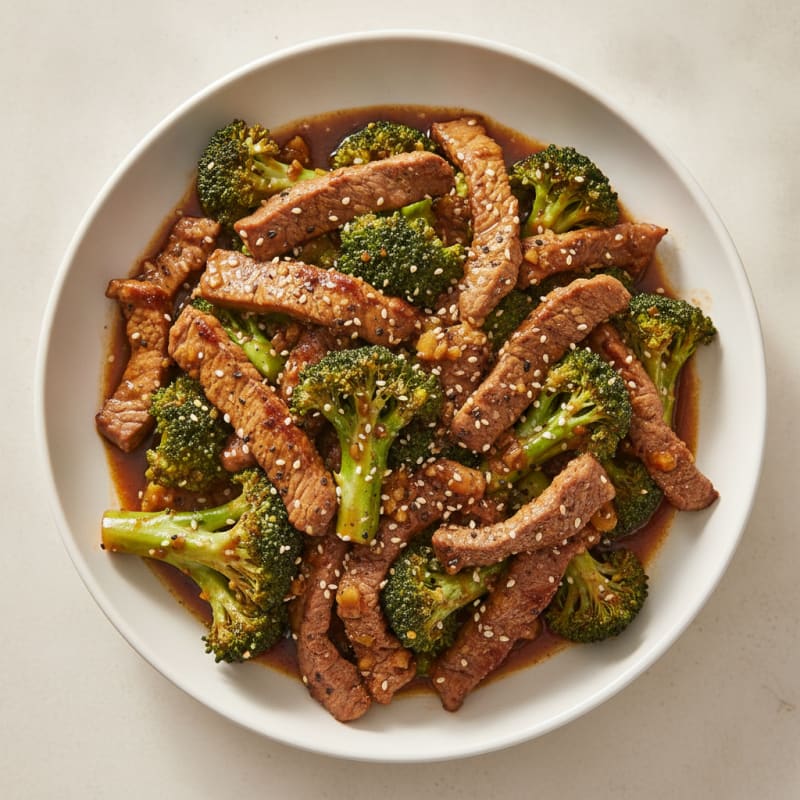 Sesame Beef and Broccoli Stir-Fry