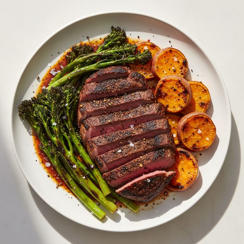 Grilled Sirloin Tip with Smoky Rub