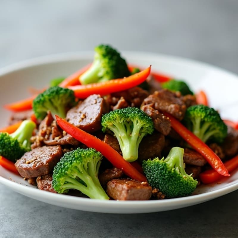 Lean Beef and Crispy Broccoli Stir-Fry