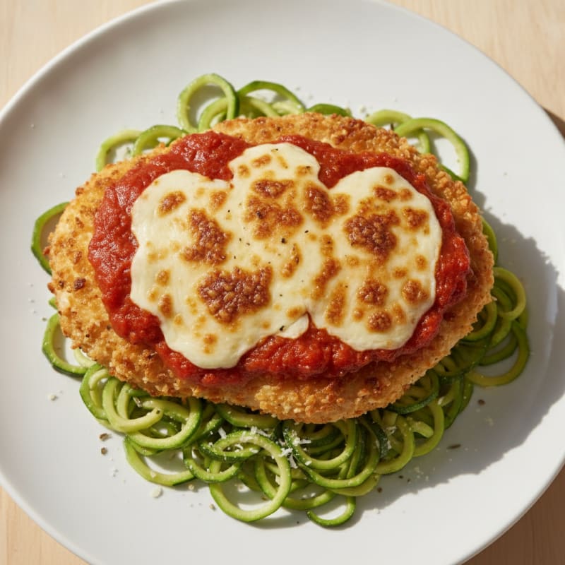 Crispy Chicken Parmesan with Marinara