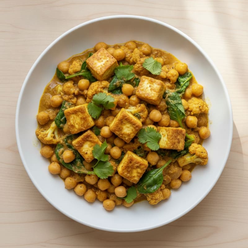 Hearty Chickpea and Vegetable Curry