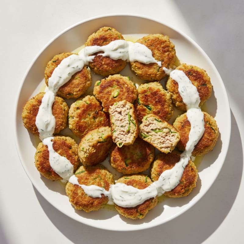 High-Protein Turkey Zucchini Bites