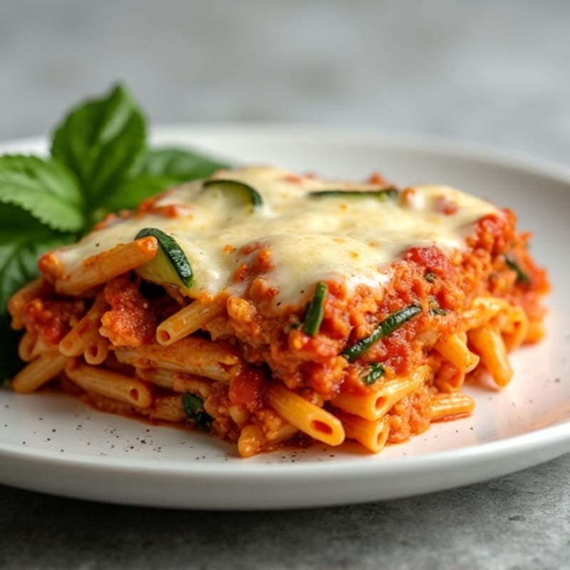 Protein-Packed Turkey and Veggie Baked Ziti
