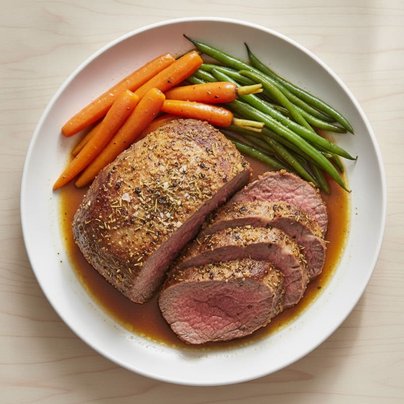 Slow-Cooked Herb-Crusted Beef Roast