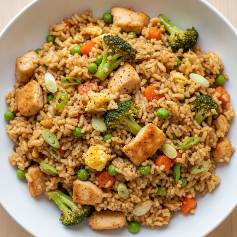 Chicken and Vegetable Fried Rice