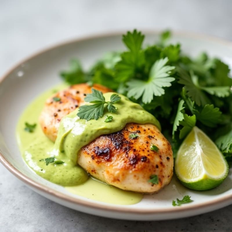 Creamy Avocado-Lime Grilled Chicken