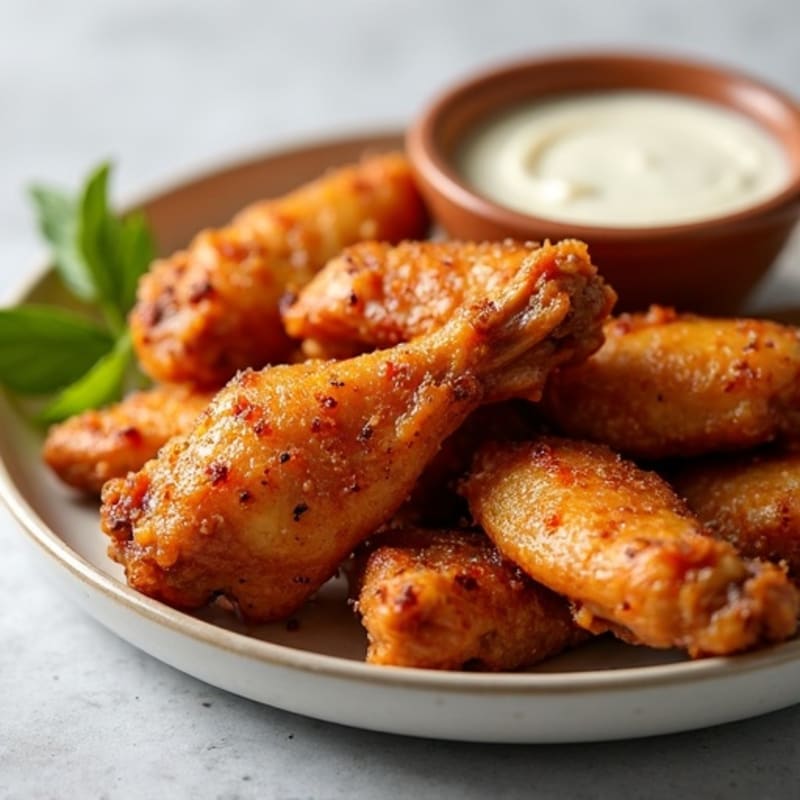 Crispy Baked Honey Garlic Chicken Wings