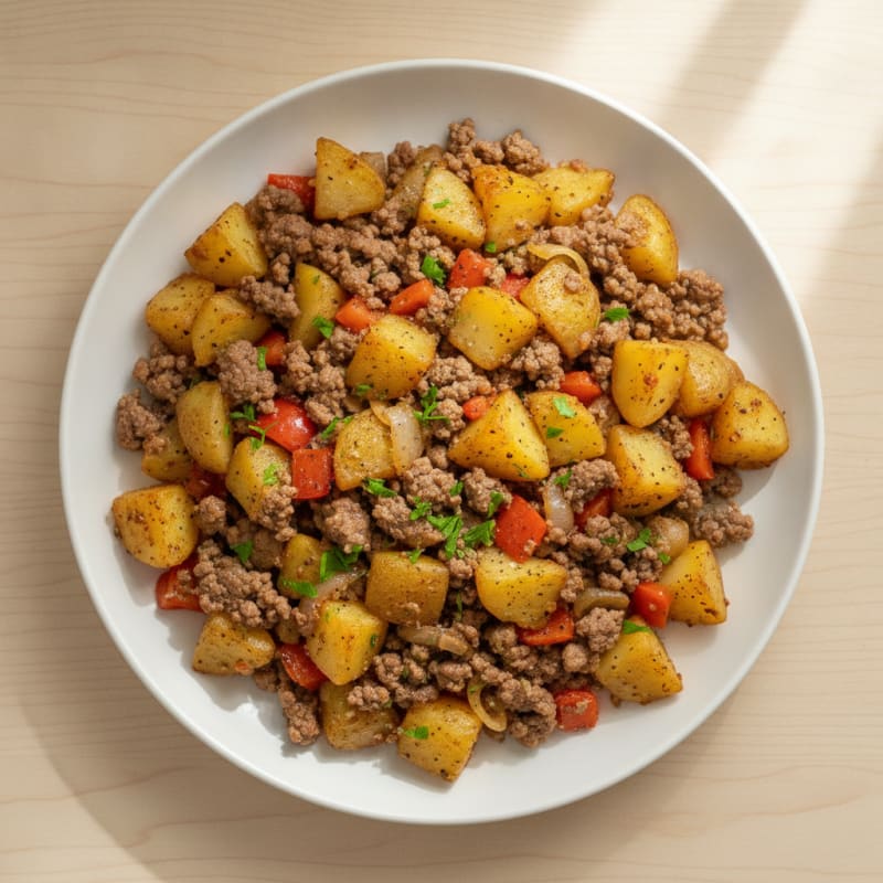 Ground Beef and Potato Skillet