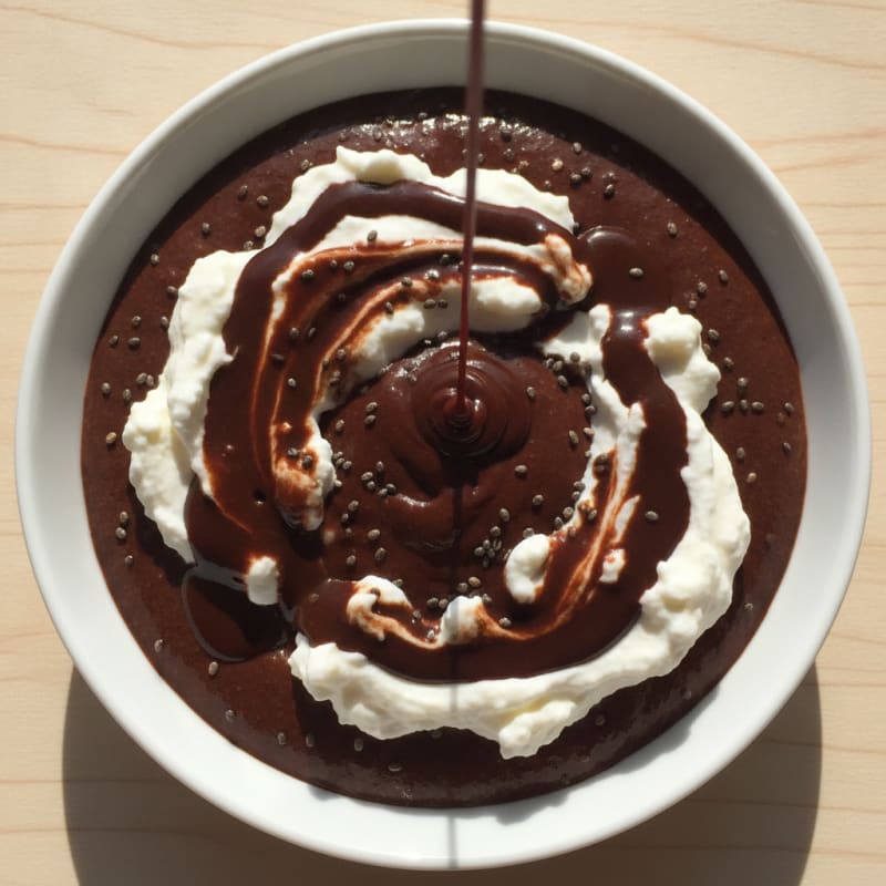 Silky Chocolate Protein Pudding with Greek Yogurt