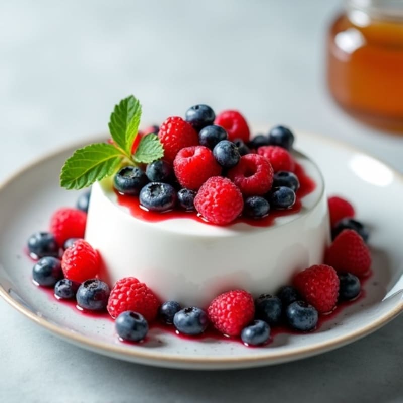 Creamy Greek Yogurt with Mixed Berries