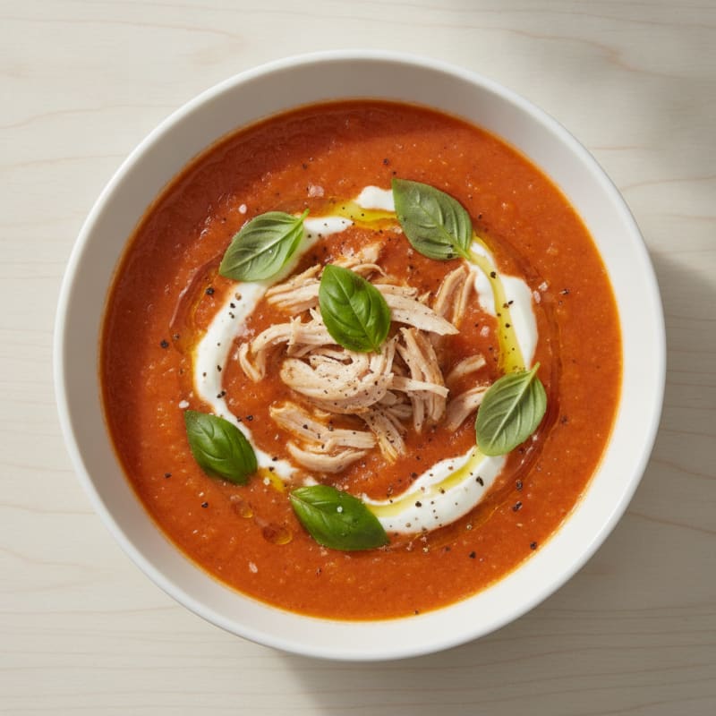 Roasted Tomato Basil Soup