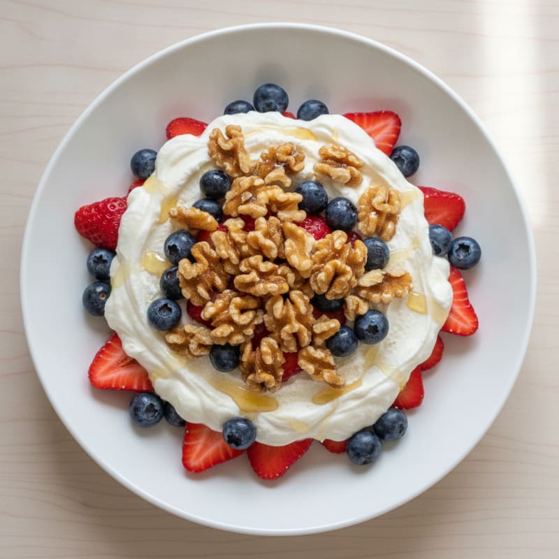 Creamy Greek Yogurt Protein Parfait with Berries