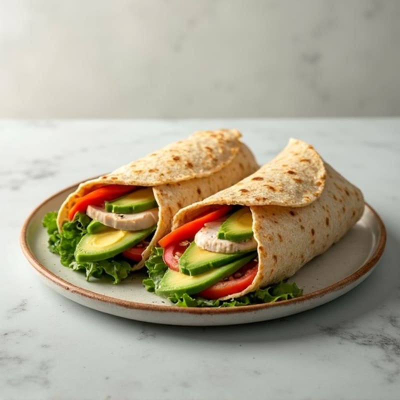 Fresh Turkey Avocado Wrap