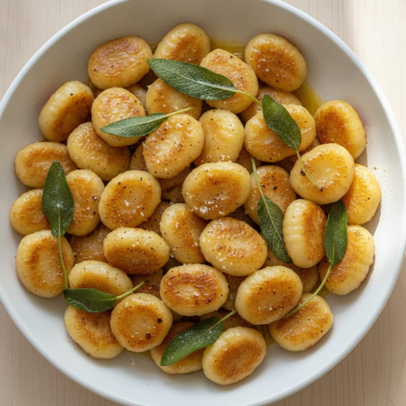 Ricotta Gnocchi with Sage Butter Sauce